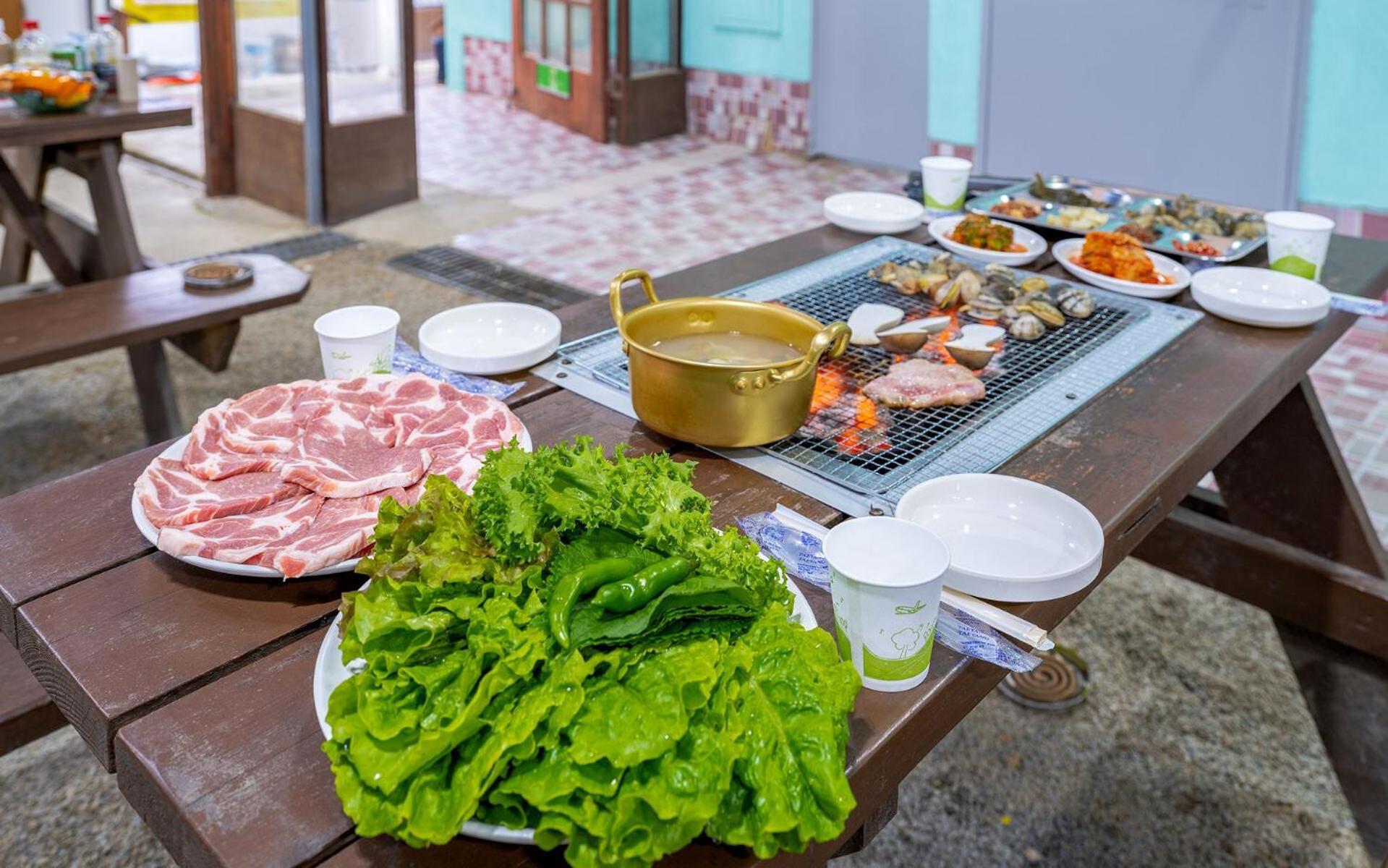 Taean Anmyeondo Li Syuchae Pension Exterior foto